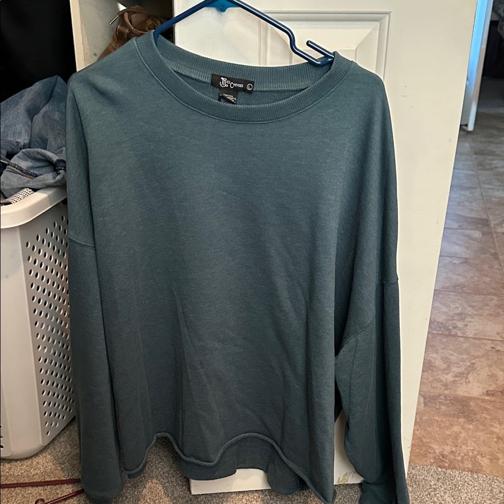 Miss Chievous Green Long Sleeve Top